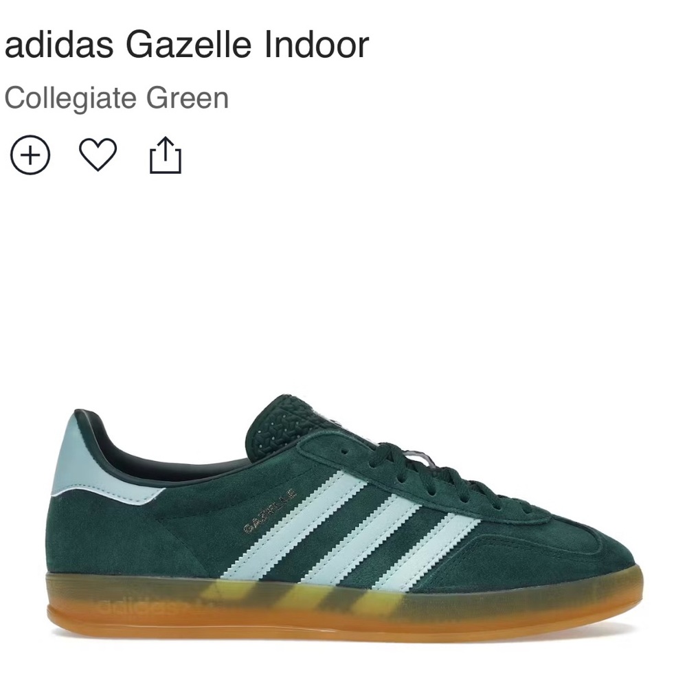 Adidas Gazelle in Collegiate Green - Brand New - US M 6